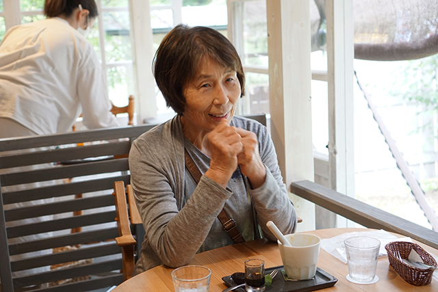 安曇野のカフェ 久江さん